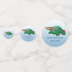 Rocket Turtle Confetti
