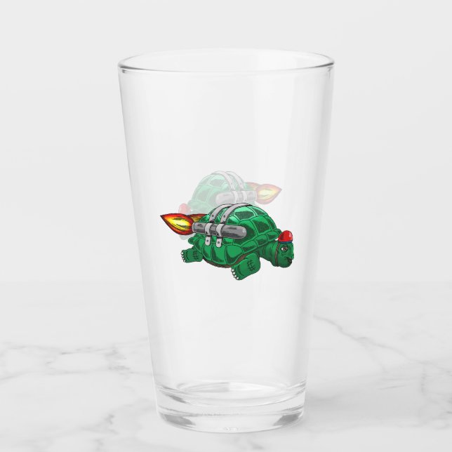 Rocket Turtle Glass (Front)