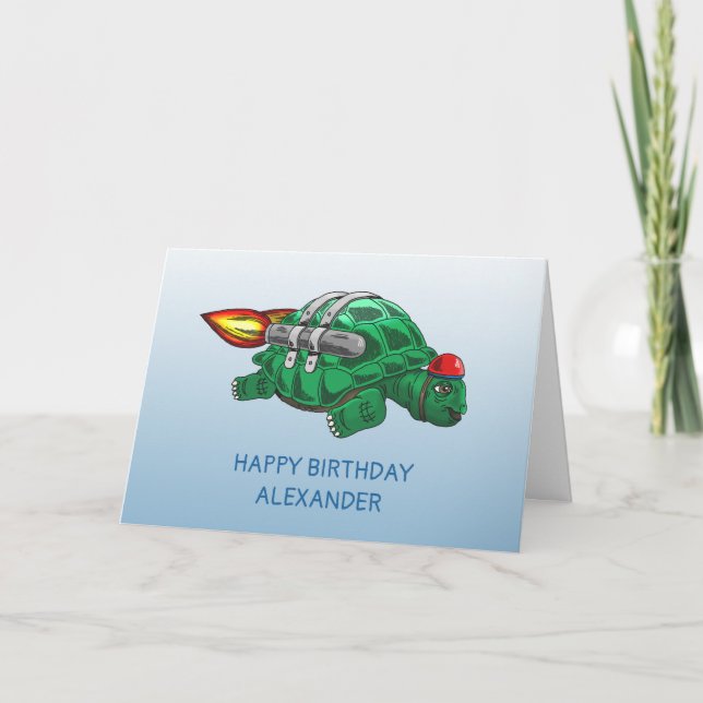 Rocket Turtle's Jetpack Ride Card (Front)