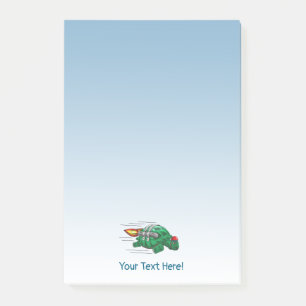 Rocket Turtle's Jetpack Ride Post-it Notes