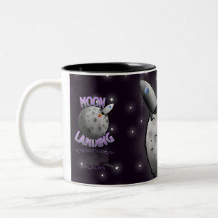 Rocket Two-Tone Coffee Mug