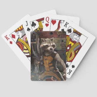 Rocket Under Attack Playing Cards