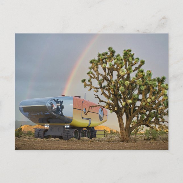 RocketLodge 3D Desert Joshua Tree - Postcard (Front)