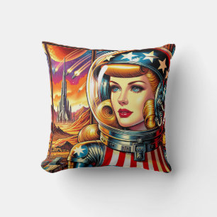 Rockets Among the Stars Cushion