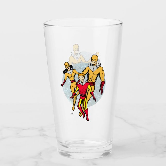 Rockets Away! Glass (Front)