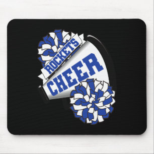 Rockets Cheer Ck To School Cheerleading Spirit B Mouse Pad