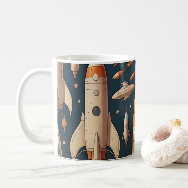 Rockets Coffee Mug (With Donut)