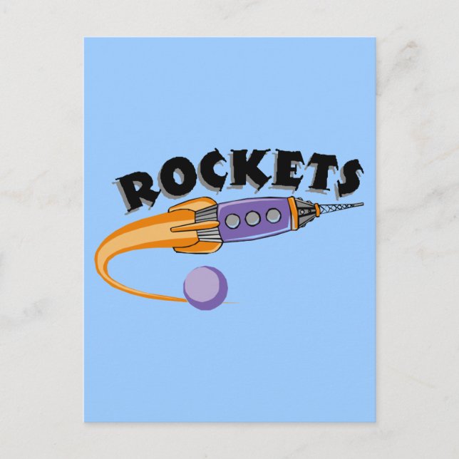 Rockets Postcard (Front)