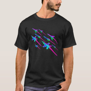 Rockets Spaceships Ufos Flight into Space Universe T-Shirt