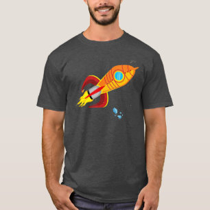 Rocketship Spaceship Space Explorer Galaxy Outer S T-Shirt