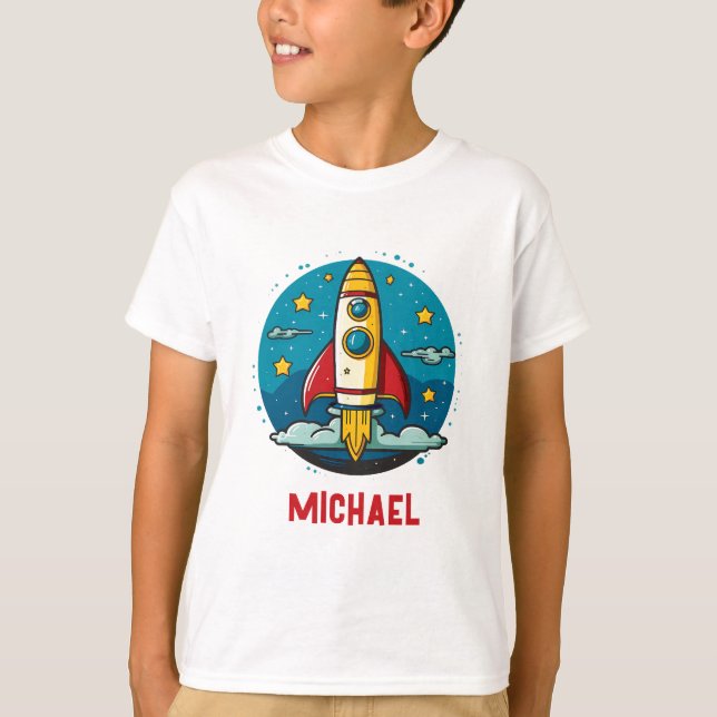 Rocketship  T-Shirt (Front)