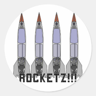 Rocketz3 Classic Round Sticker