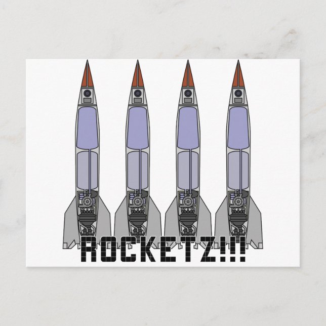 Rocketz3 Postcard (Front)