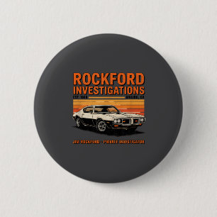 Rockford Detective Agency - Rockford Files 6 Cm Round Badge