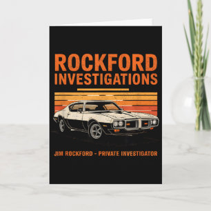 Rockford Detective Agency - Rockford Files  Card