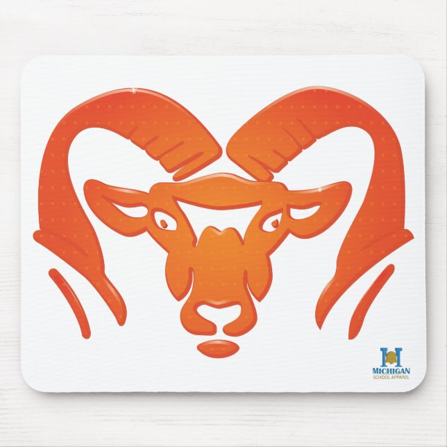 Rockford Rams #4 Mouse Pad (Front)