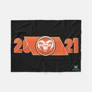Rockford Rams #5 Fleece Blanket