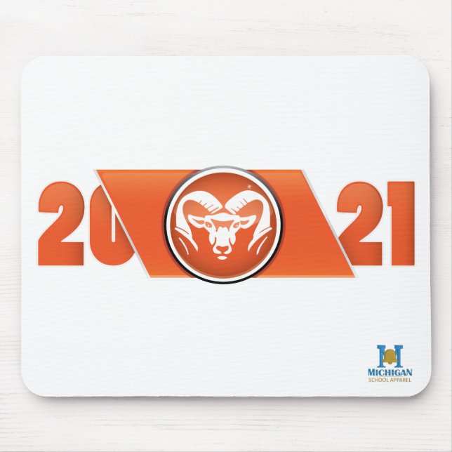 Rockford Rams #5 Mouse Pad (Front)