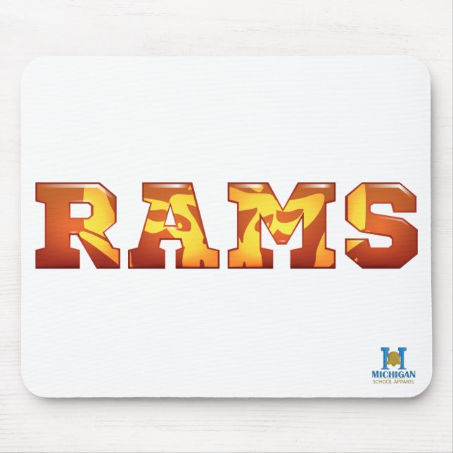 Rockford Rams Mouse Pad (Front)