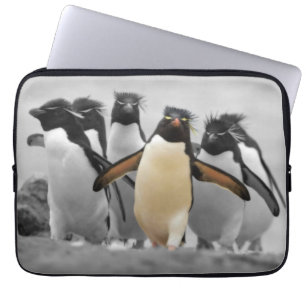 Rockhopper Penguins Laptop Sleeve