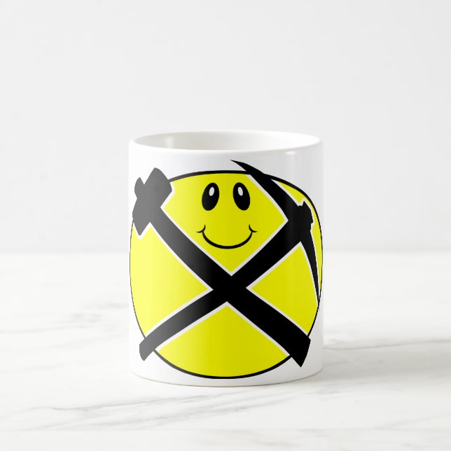 Rockhound Smiling Face Drinkware Coffee Mug (Center)