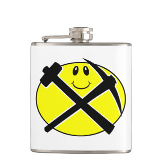 Rockhound Smiling Face Flask