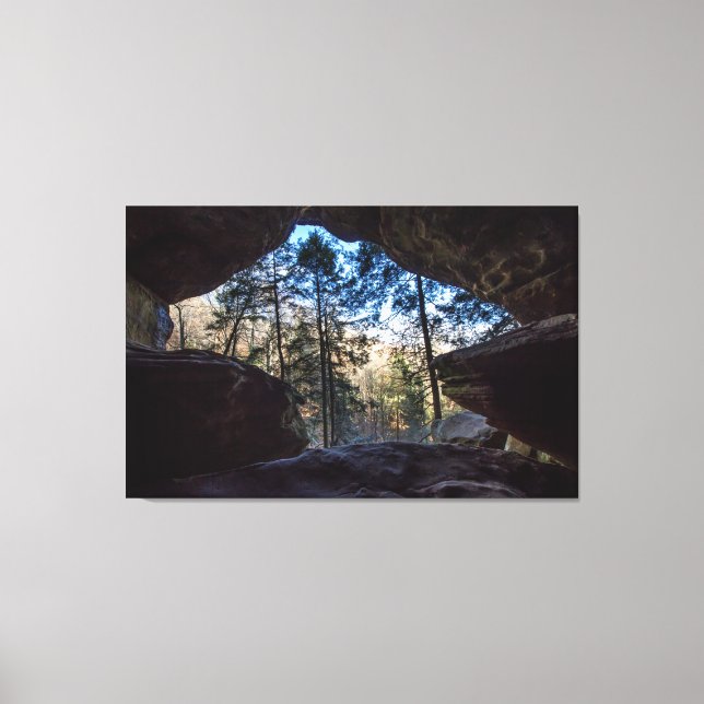 Rockhouse, Hocking Hills State Park, Ohio Canvas Print (Front)