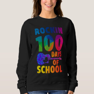 Rockin 100 Days Of School Music Teacher Sweatshirt