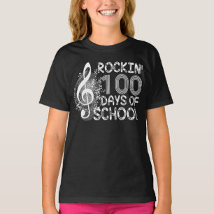 rockin 100 days of school T-Shirt
