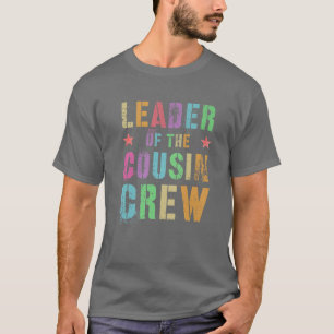 Rockin' CAPTAIN OF THE COUSIN CREW Funny Grandma G T-Shirt