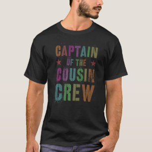 Rockin' Captain Of The Cousin Crew  Grandma Grandp T-Shirt