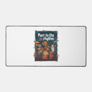 Rockin' Cat Band Desk Mat