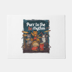 Rockin' Cat Band Doormat