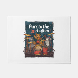 Rockin' Cat Band Doormat