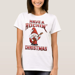Rockin Christmas Santa T Shirt
