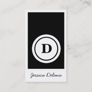 ROCKIN' EBONY SOLID BUSINESS CARD