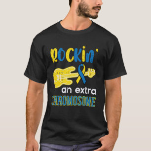 Rockin Extra Chromosome Guitar Down Syndrome Aware T-Shirt