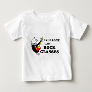 Rockin' glasses bird shirt