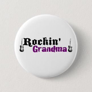 Rockin Grandma 6 Cm Round Badge
