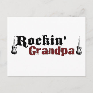 Rockin Grandpa Postcard