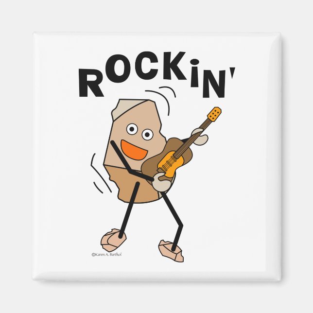 Rockin' Guitar Magnet (Front)
