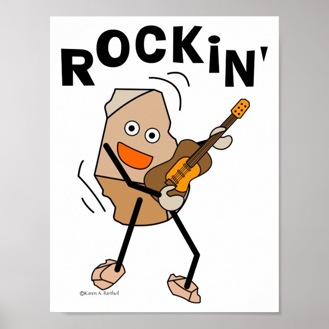 Rockin' Guitar Poster (Front)