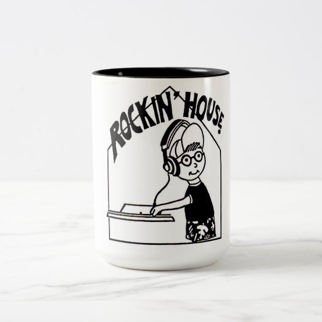 Rockin' House Java Holder Two-Tone Coffee Mug (Center)