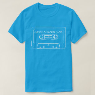 Rockin Jams Tape Name Template T-Shirt