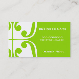 ROCKIN' LIME DESIGN BUSINESS CARD