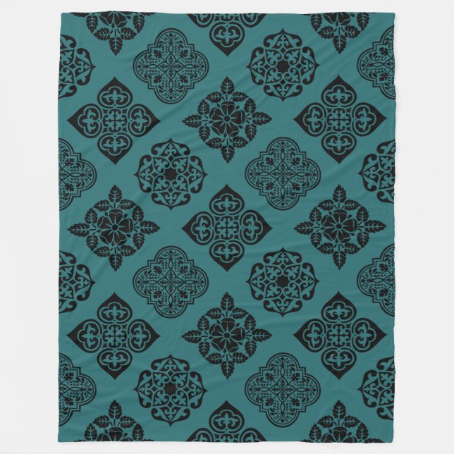 ROCKIN' MOROCCAN FLEECE BLANKET (Front)