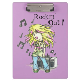 Rockin' Out Clipboard