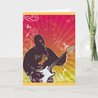 Rockin Out with Dad Card