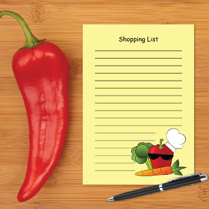 Rockin Red Pepper Shopping List Post-it Notes