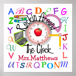 Rockin' School Teacher - SRF Poster